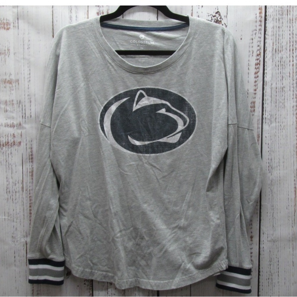 Colosseum Womens Penn State Nittany Lions Long Sleeve Shirt - Medium